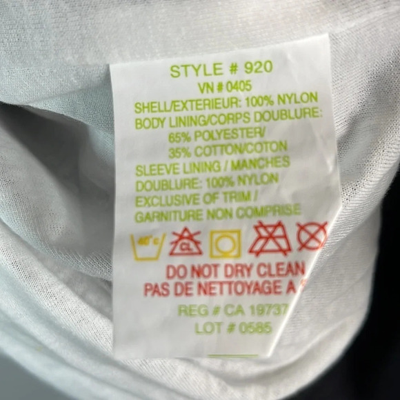 VINTAGE 90s NWT Mens Baggy Performance Windbreaker Bomber Jacket Blokecore L - Picture 10 of 12